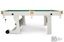 Бильярд BFG Compact Light 6 (Серый) (РП, серый (ЛДСП), ЛДСП_16, Сукно Euro Pro 50 ш1.98м Yellow green, Х/б сетка)