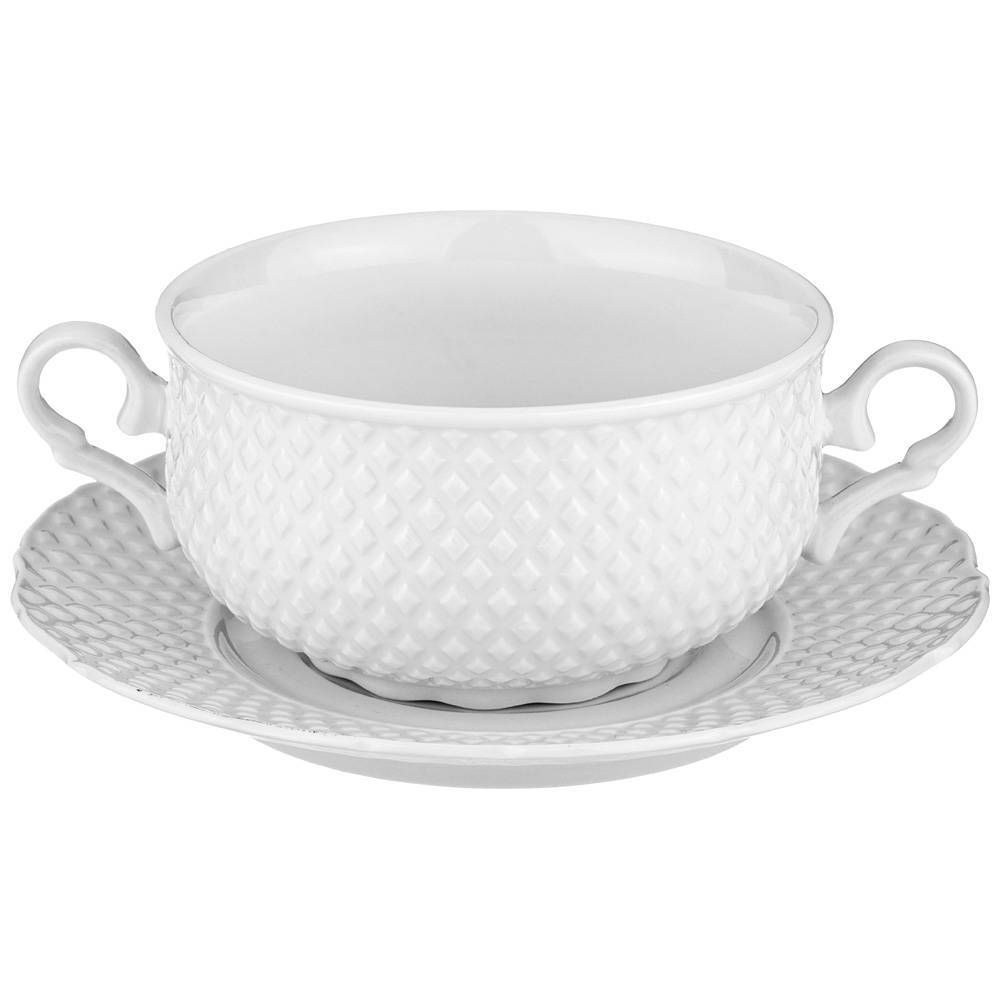 БУЛЬОННИЦА НА ПОДСТАВКЕ LEFARD "ДИАМАНД" 350 МЛ (КОР=24ШТ.)