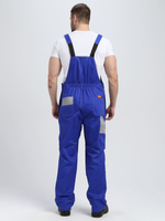 Костюм Драга-2 (тк.Смесовая МВО,240) п/к, васильковый/св.серый/оранжевый