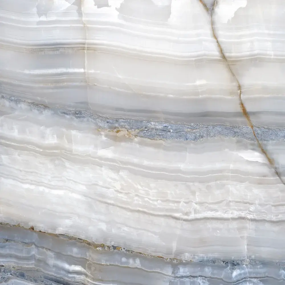 Керамогранит Alma Ceramica GFA57SMD70L Smeraldo 57x57 серый лаппатированный под оникс