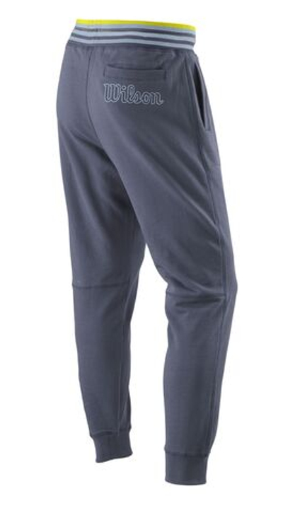 Мужские теннисные штаны Wilson Script Eco Cotton Jogger - india ink