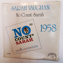 Винтажная виниловая пластинка LP Sarah Vaughan No Count Sarah (USA 1975)