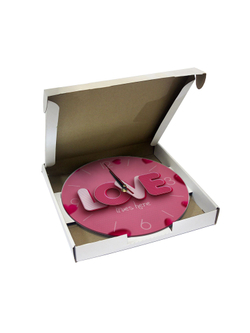 Настенные часы "Ballet Dancer" Modern Wall Clock, 28*28 см, бесшумные. Подарок на день рождения