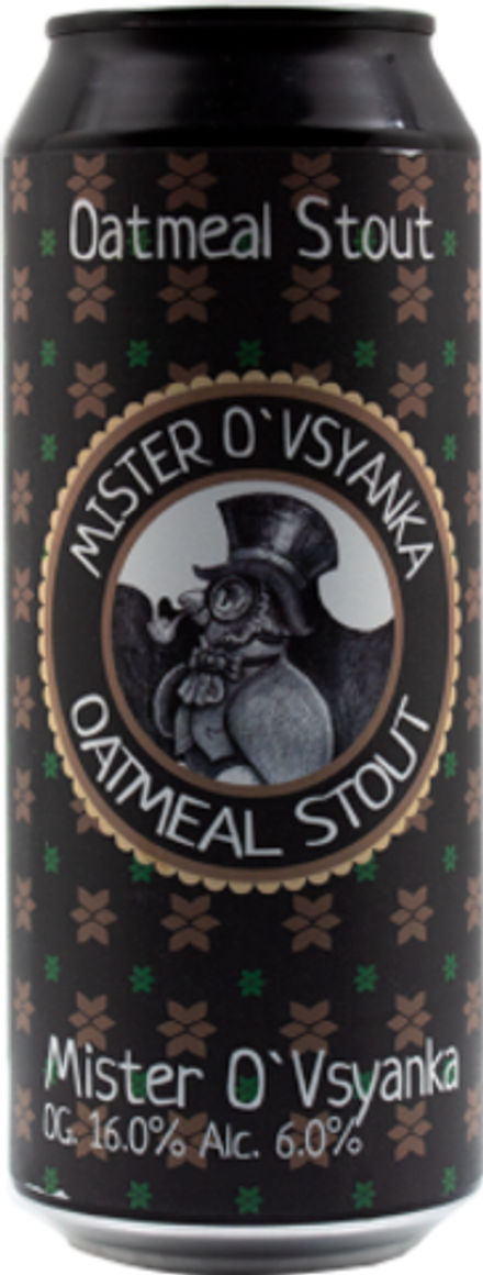 Пиво Одна Тонна Мистер Овсянка / One Ton Mister O'Vsyanka 0.5 - банка