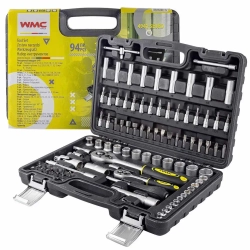 Набор инструментов 94пр, 1/4'', 1/2''(6гр.)(4-22мм) WMC TOOLS WMC-4941-5EURO