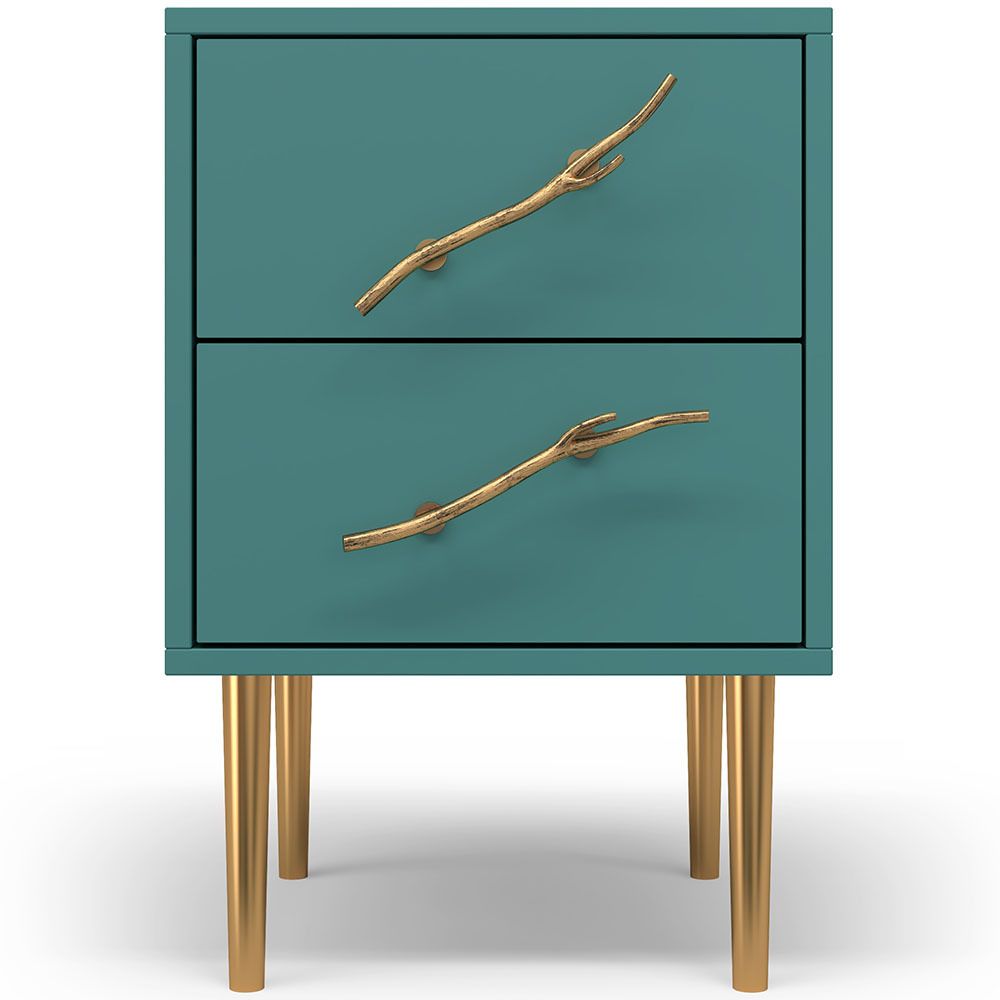 Тумба Арт Колор matte Стайл Голд Пастельно-синий матовый