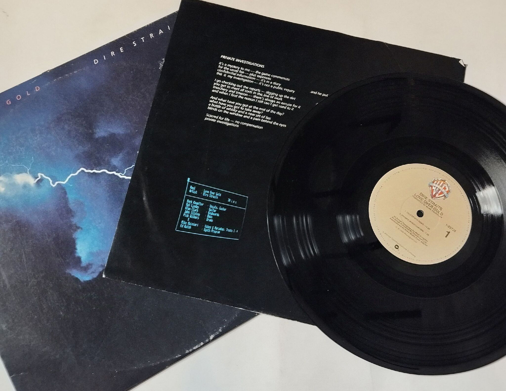 Винтажная виниловая пластинка LP Dire Straits Love Over Gold Любовь Дороже Золота (USA 1982)