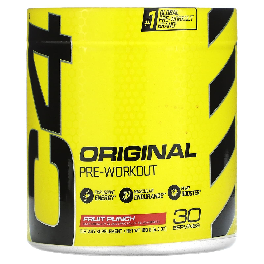 C4 / Cellucor, C4 Original, перед тренировкой, фруктовый пунш, 180 г (6,3 унции)