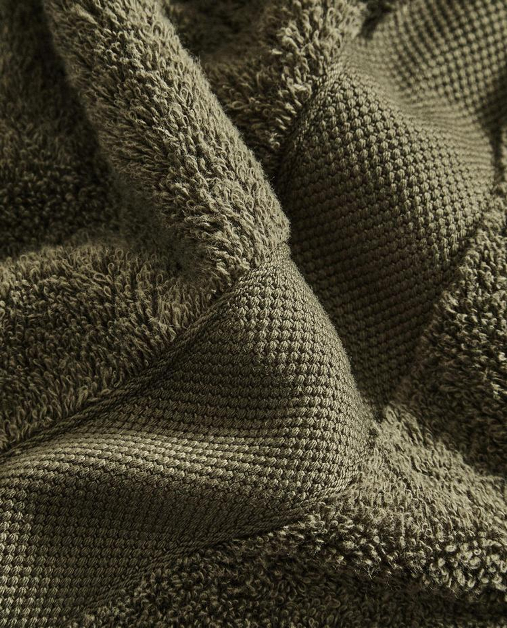 ZARA HOME ПОЛОТЕНЦЕ ИЗ ХЛОПКА ВЫСШЕГО КАЧЕСТВА, ХАКИ