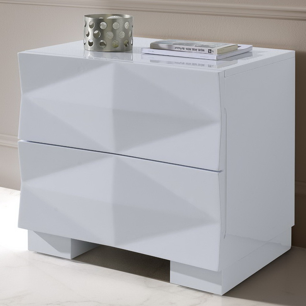 Тумба прикроватная М-153 белая