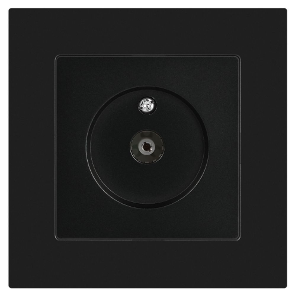 Розетка Intro Accent 6-301-05 TV одиночная, IP20, СУ, антрацит