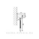 Кран писсуарный  нажимной HAIBA   10602