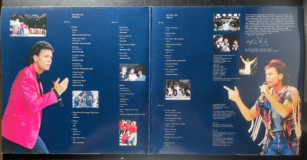 Cliff Richard ‎– From A Distance - The Event 2LP (Европа 1990г.)