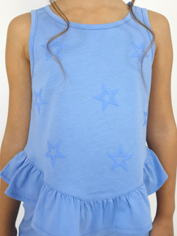 02-147-4 Комплект для девочки (туника+брюки)