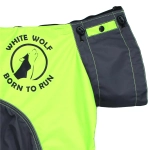 клапан для ошейника на лимонно-сером демисезонном комбинезоне на кобеля