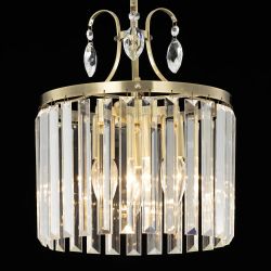 Citilux Инга CL335133 Люстра хрустальная подвесная Бронза