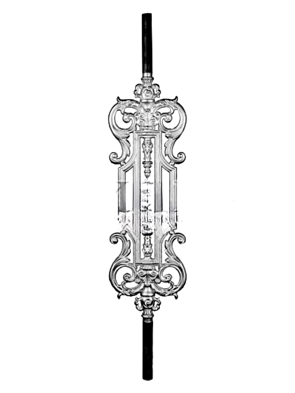 Балясина литье 985х210 мм, алюминий, 1 шт.