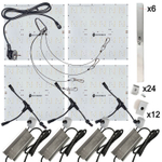 Quantum board Samsung 301b 480 Ватт (120х4) с диммером