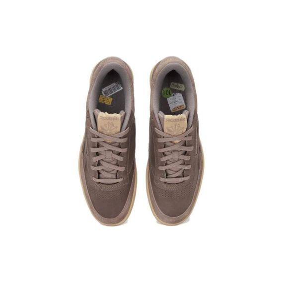 reebok Club C Series Кроссовки для скейтбординга Низкие Кофейные Унисекс