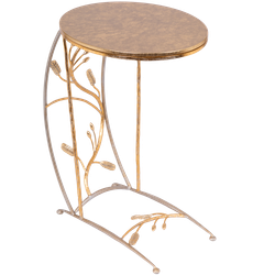 Столик приставной Oliva Branch (Олива Бранч) Голд Айвори