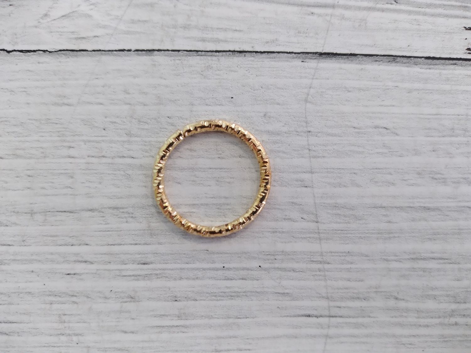 кольцо разделительное,1,6см золото