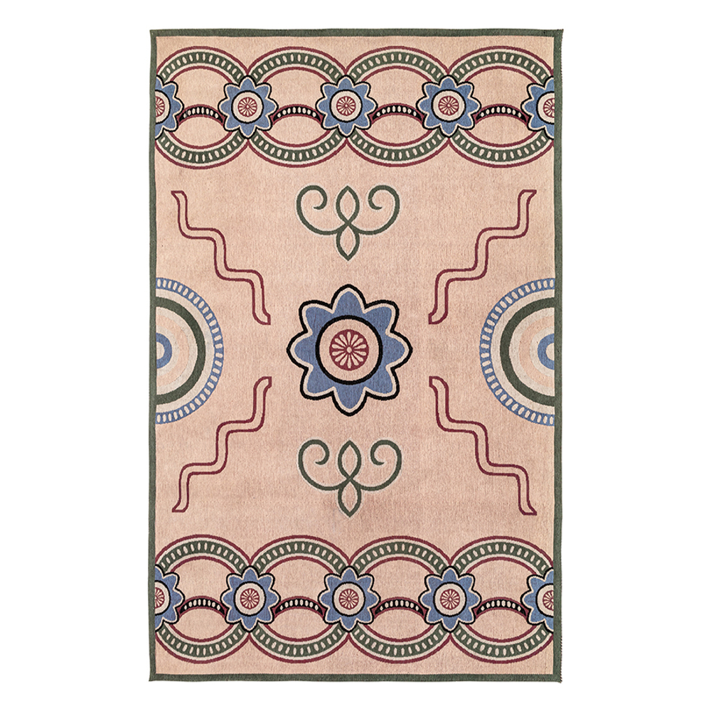 Ковер из хлопка по мотивам эвенских орнаментов из коллекции cultural heritage, 200х300 см