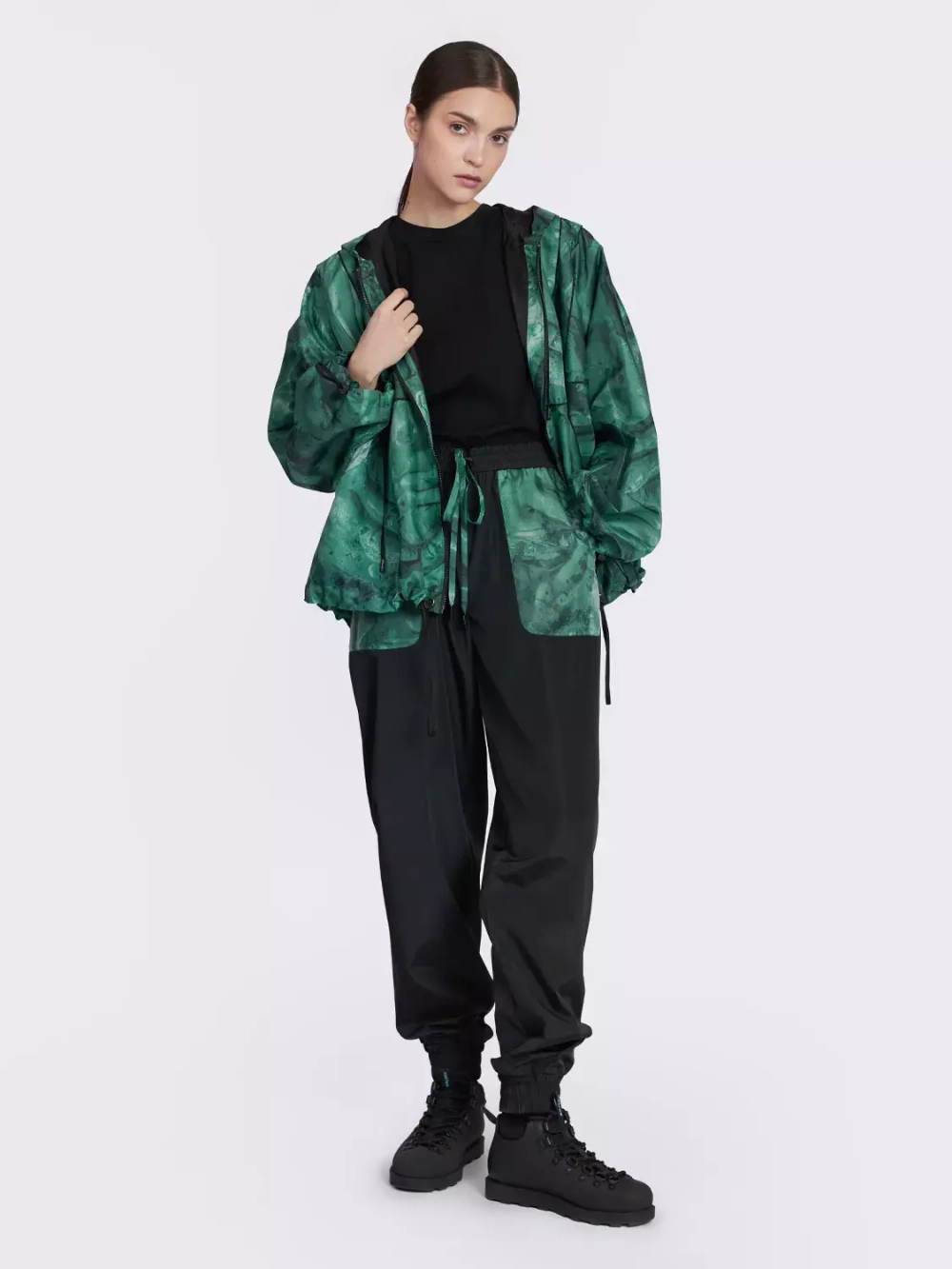 Джоггеры унисекс с принтом "Заповедник" OLA OLA