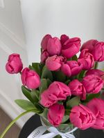 АКЦИЯ тюльпан - классика ЯРКО-РОЗОВЫЙ - доступен к заказу с 3.03.2026