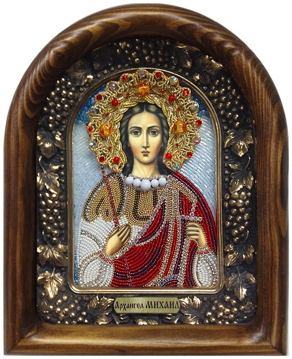 Икона Архангел Михаил бисер