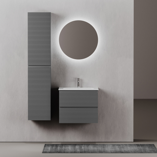 Тумба с раковиной Sancos Folk 60 см FL60GS grey soft