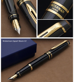 Ручка-роллер Waterman Expert, цвет: MattBlack, стержень: Fblk