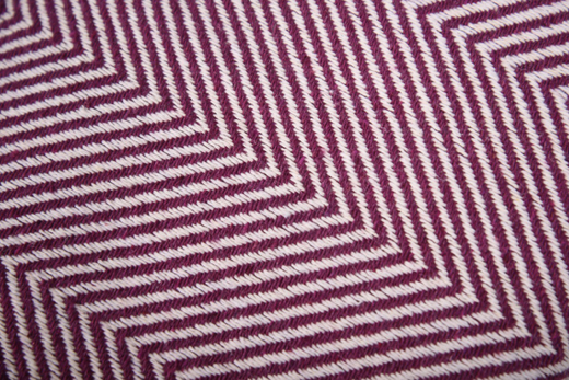 Плед-покрывало из хлопка "Venera", Ёлочка, цвет Фиолетовый