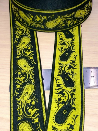 Тесьма жаккард 30мм двусторонняя