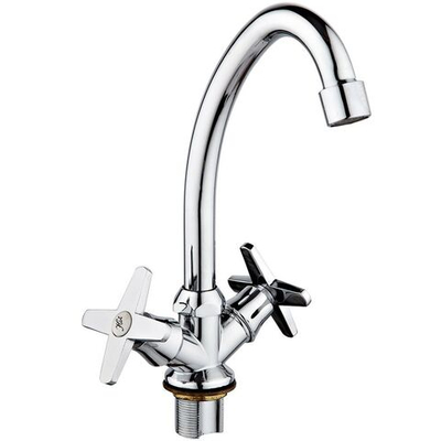 Смеситель для кухни, РМС, с кран-буксой, хром, SL72-271F