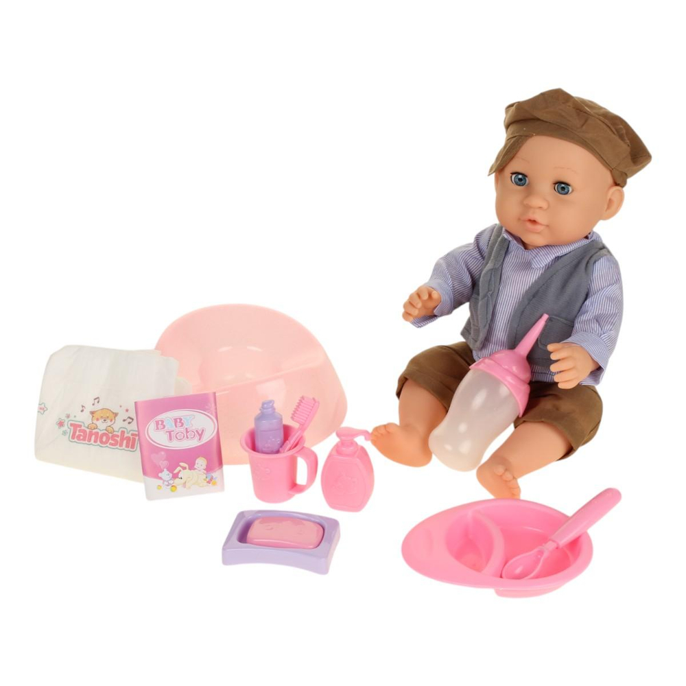 Пупс функциональный с аксесс., короб. 30801-1