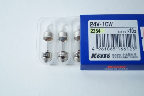 2354 24V 10W KOITO Автомобильная лампа накаливания