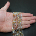 Агат Ботсвана юв. огранка бусины 2.8мм 3.7мм