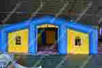 Надувной шатер "Сине-желтый" 8*8 м
