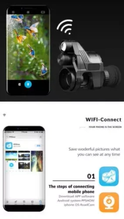 Цифровая насадка PARD NV-007V (F16 мм, 850 нм, ⌀45 мм)