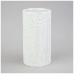 Ваза 12*12*23см коллекция капли дождя цвет белый