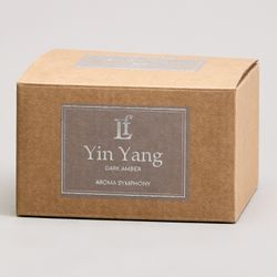 СВЕЧА В СТАКАНЕ "YIN YANG" DARK AMBER 11,3*6,4 СМ МАЛ.= 9ШТ.