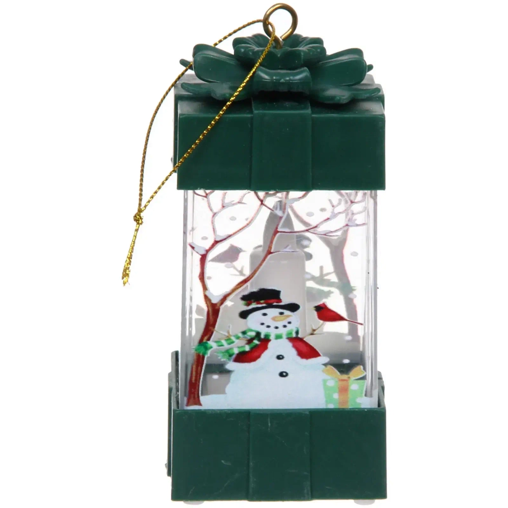 Сувенир с подсветкой «Сказочный подарок» 5,3*10,5 см, Зеленый