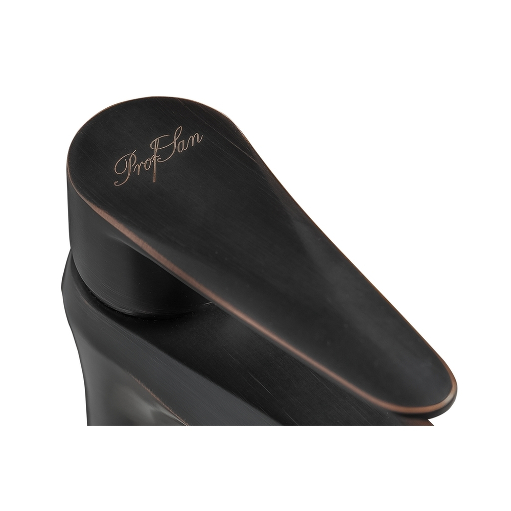 Смеситель для раковины 35к ПСМ-301-6 STEEL BLACK тип См-УмОЦБА высокий, литой ЧЕРНЫЙ-БРОНЗА