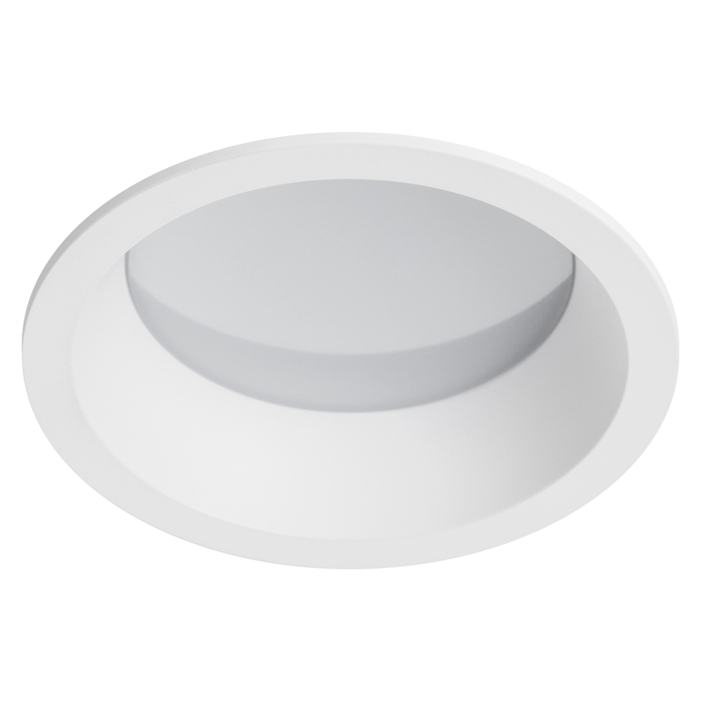 012906 Рамка (светильник) PVC д/LED-модулей 941хх и LED-ламп D50мм PIANO ROUND БЕЛЫЙ IP65