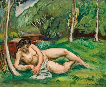 Henri-Achille-Emile-Othon Friesz (1879-1949) - эротическое искусство французского художника