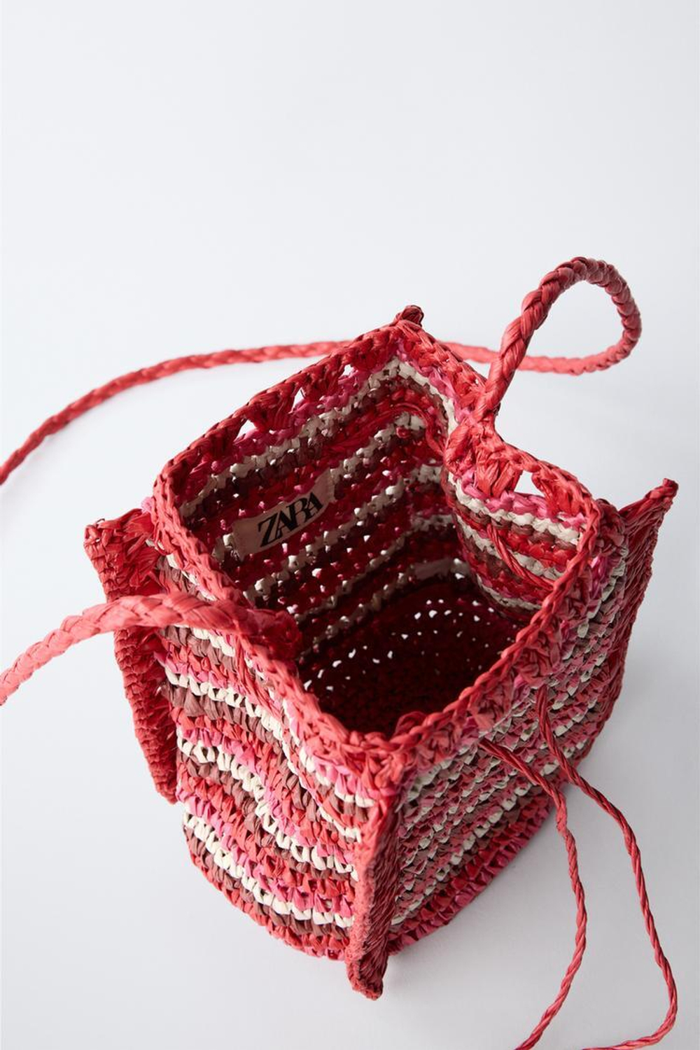 ZARA МИНИ-СУМКА ЧЕРЕЗ ПЛЕЧО , КРАСНЫЙ