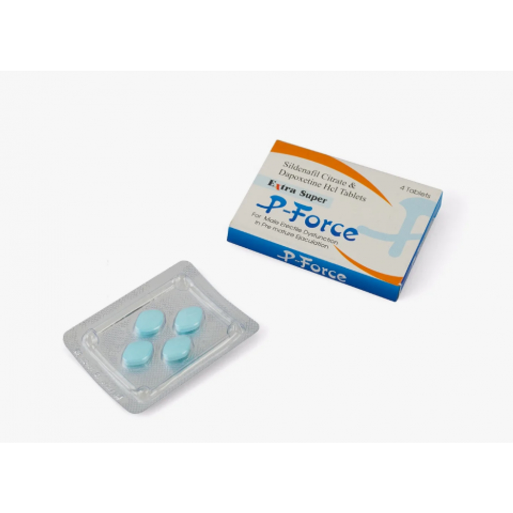 Препарат для улучшения эрекции Extra Super P-Force 100 mg (4 таб.)