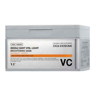 Набор тканевых масок осветляющих с микроиглами VTCOSMETICS Reedle Shot Brightening Mask 30 шт
