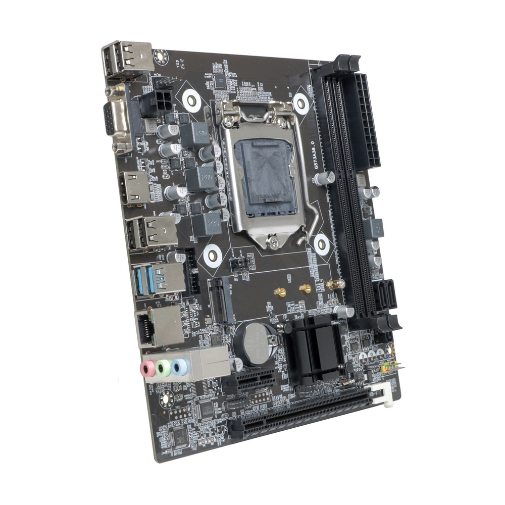 Материнская плата с процессором BaseTech H81M-K, Socket1150, i5-4570, mATX, Retail, Socket1150, Intel HD Graphics 4600, 2xDDR3, PCIe3.0, 1xM.2, GLAN, 6xUSB2, 4xUSB3, VGA, HDMI (BT-KIT-H81M-K-4570)