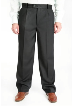 Брюки мужские чёрные демисезонные осенние весенние классические классика теплые шерстяные полушерсть костюмные офисные строгие деловые прямые 48 размер L XL